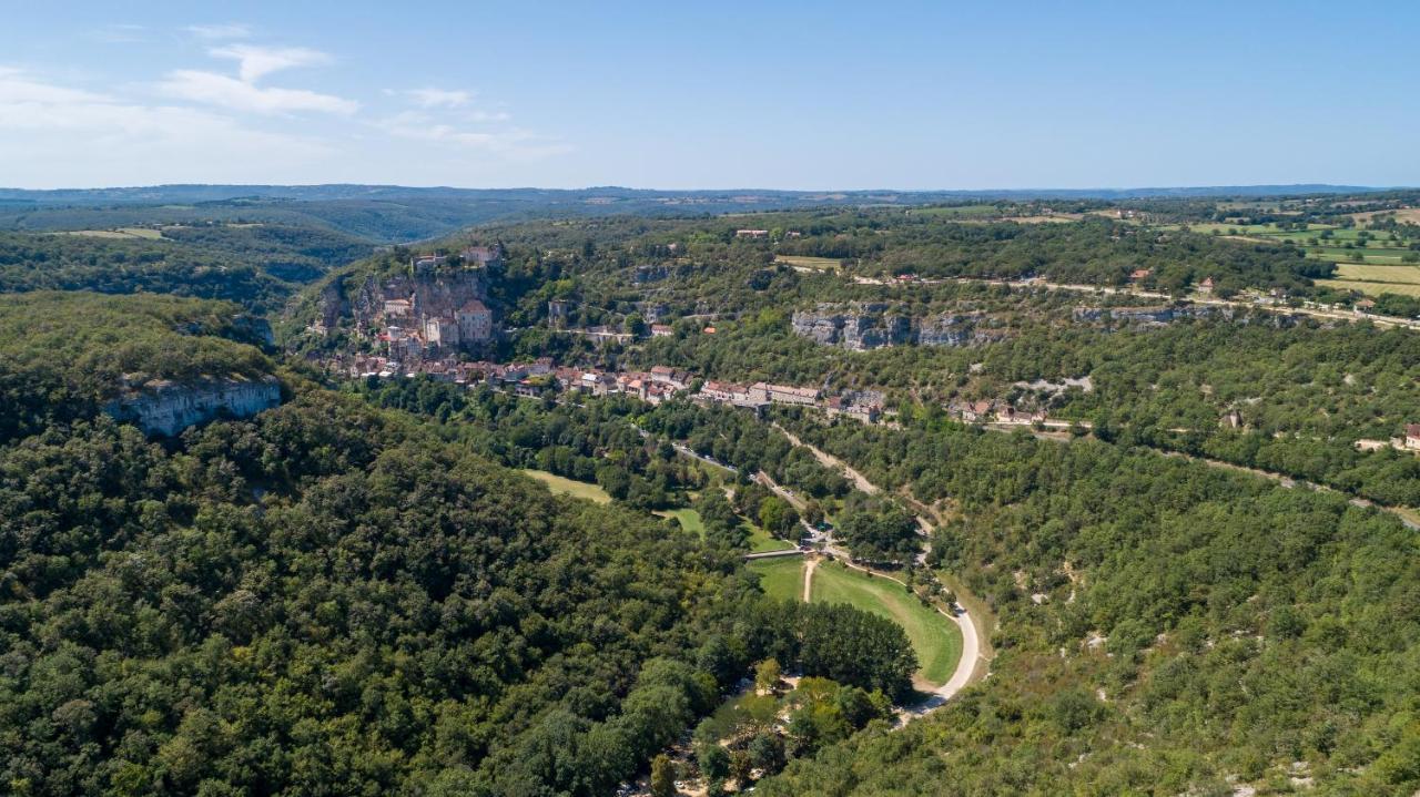 Camping Les Cigales Rocamadour Hotell Eksteriør bilde